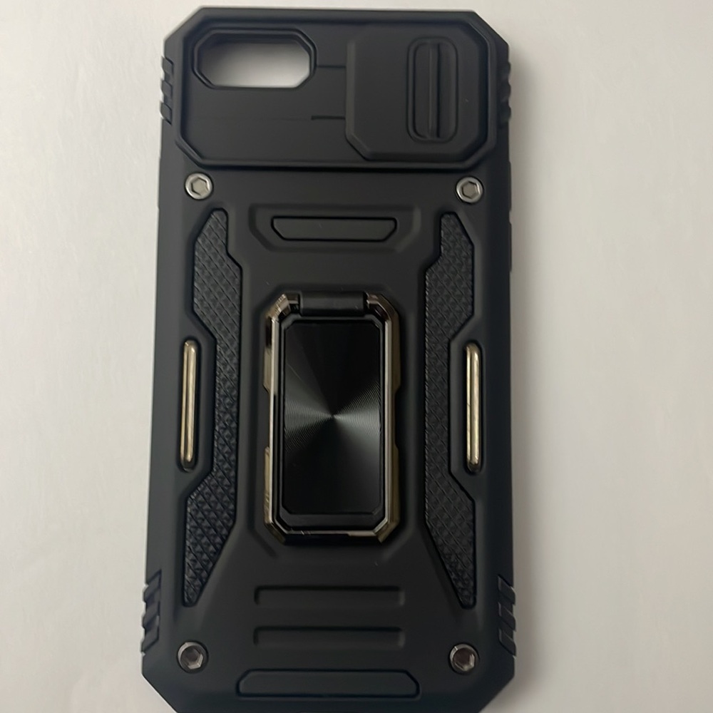 NIB  Leyi magnetic kick stand hard case for iPhone 8 black